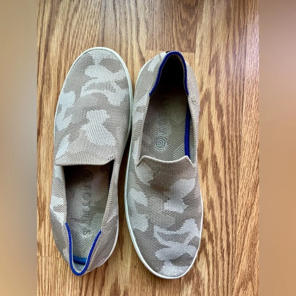 Rothy’s Knit Slip-On The Sneaker Desert Camo 7.5